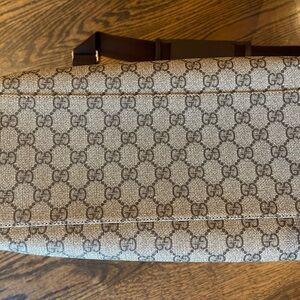 Gucci Beige and Brown Monogram Baby Bag